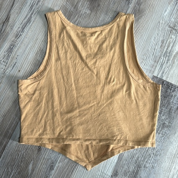 Hurley Graphic Iced Coffee Stretch V Point Hem Crop Top - Picture 6 of 6